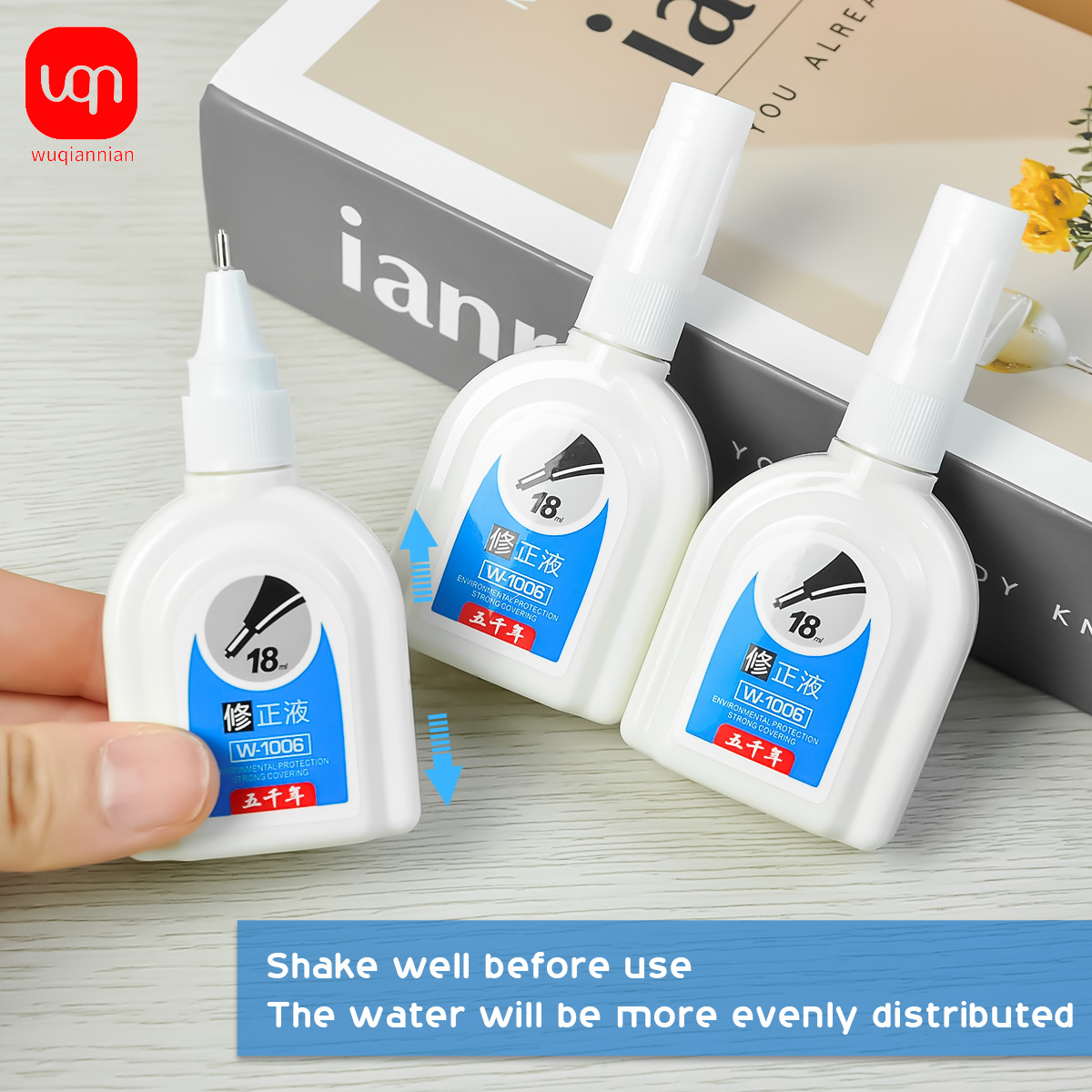 WQN-1/3/6PCS Simple White Corr - Correction Fluid White review and price