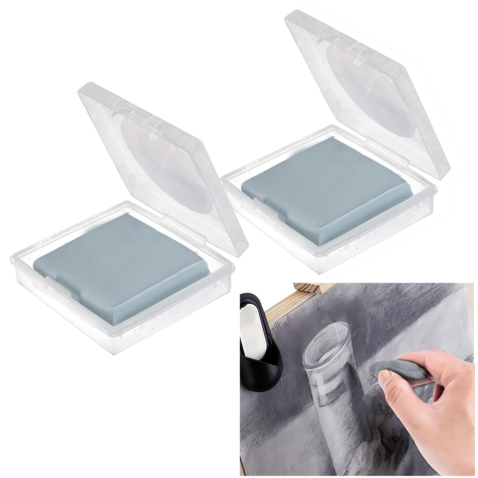 2pcs Kneaded Eraser for Artist - Rubber Eraser Kneaded review and price