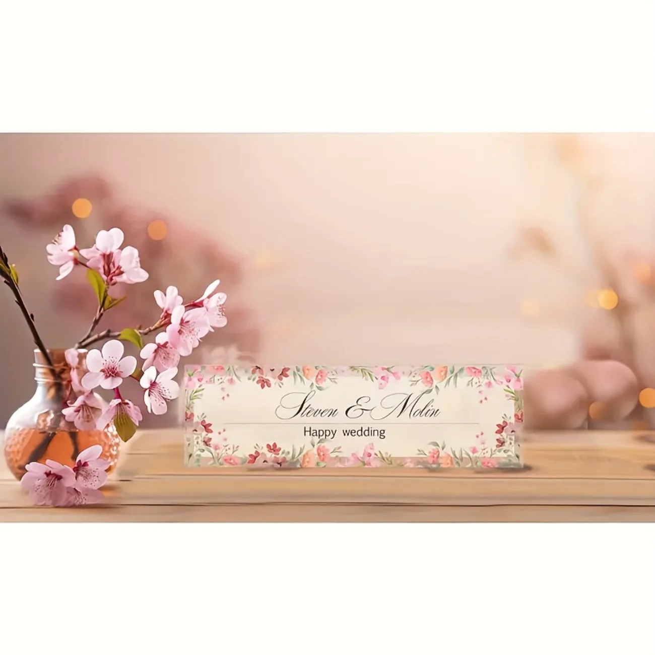 Customizable 2D Acrylic Desk N - Desk Name Plate review and price
